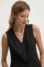 Kamizelka Sandro Ferrone  czarna damska S25YBEFREDDY