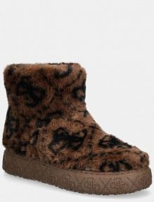 Śniegowce Guess  brązowe damskie FLFUTD.FUR10.