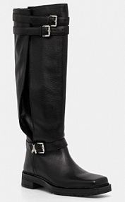 Kozaki PATRIZIA PEPE  czarne damskie 2Y0025.L034.K