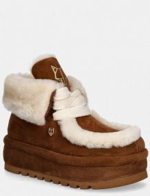 Śniegowce Naked Wolfe  brązowe damskie Bambi.Tan