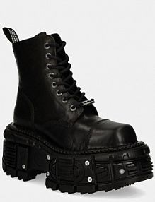 Botki New Rock  czarne damskie M.TANK083.C1