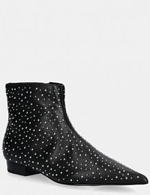 Botki Stand Studio  czarne damskie 66338.7780