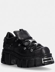 Sneakersy New Rock  czarne damskie M.120N.S26