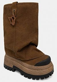 Botki Naked Wolfe  brązowe damskie Disturb.Canva