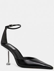 Sandały na obcasie Naked Wolfe  czarne Valerie.Box.B