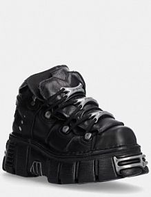 Sneakersy New Rock  czarne damskie M.106.S1