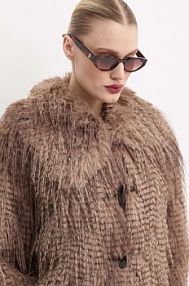 Okulary By Malene Birger  brązowe damskie Q71712004Z