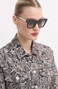 Okulary alexander mcqueen  czarne damskie AM0483S