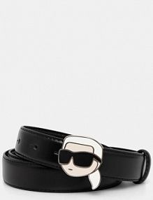 Pasek Karl Lagerfeld  czarny damski A1W33184