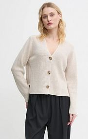 Kardigan Marc O'Polo  beżowy B01605961069