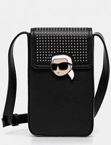 Saszetka na ramię Karl Lagerfeld  czarna damska 246W3203