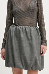 Spódnica mini Herskind  szara 5391140