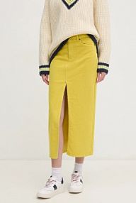 Spódnica maxi United Colors of Benetton  żółta 41ULD0045