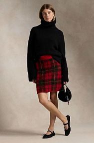 Spódnica mini Polo Ralph Lauren  czerwona 211947923