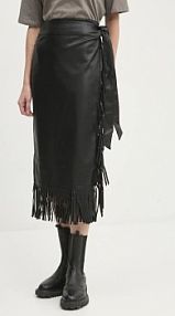 Spódnica midi Never Fully Dressed  czarna NFDSK573