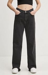 Jeansy Sixth June  czarne damskie 34130