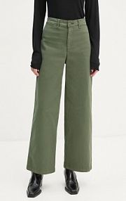 Spodnie eleganckie Levi's  zielone damskie A8697