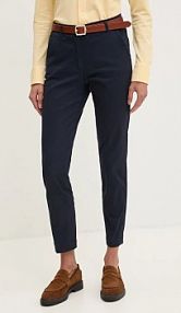 Spodnie eleganckie Sisley  granatowe damskie 4AI655AH6