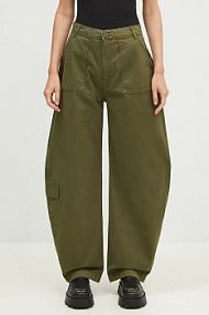 Spodnie eleganckie alpha industries  zielone damskie 148021