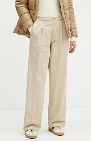 Spodnie eleganckie Guess Jeans  beżowe damskie W4BB44.WGCV2