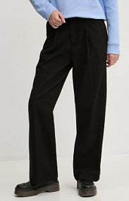 Spodnie eleganckie Guess Jeans  czarne damskie W4BB44.WGCV2