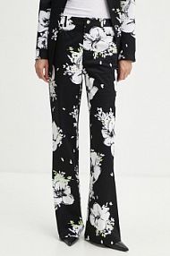 Spodnie eleganckie Moschino Jeans  multicolor damskie 0316.8736