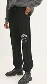 Spodnie dresowe Moschino Jeans  czarne damskie 0380.8700