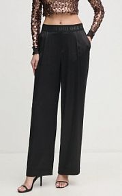 Spodnie eleganckie Oui  czarne damskie 89779