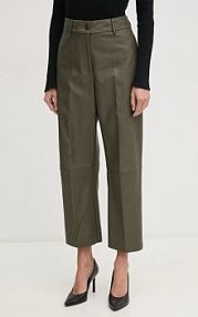 Spodnie eleganckie Sandro Ferrone  zielone damskie SFS15YBERACHE