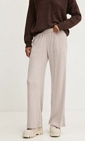 Spodnie eleganckie Hollister Co.  brązowe damskie KI346.4053.41