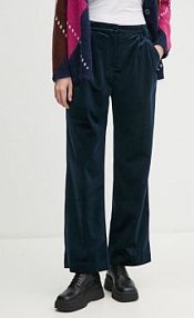 Spodnie eleganckie La Petite Française  granatowe damskie PFPRALINE