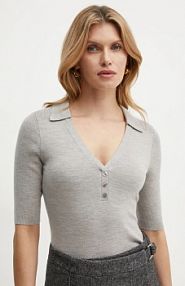 Sweter Boss  szary damski 50523743