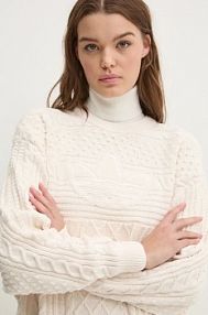 Sweter adidas Originals  beżowy damski JN8318