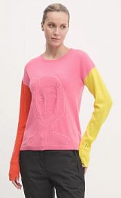 Sweter Rossignol  różowy damski RLNWO09