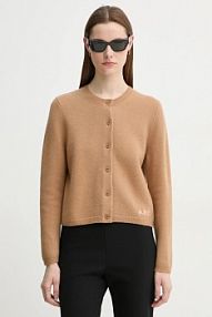 Kardigan A.P.C.  brązowy WVBDK.F22301