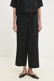 Spodnie eleganckie DKNY  czarne damskie P2RKSEUA