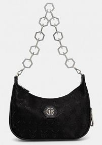 Torebka shopperka Philipp Plein  czarna AADA.WBA2028.