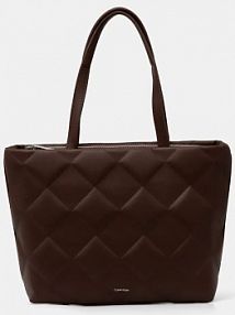 Torebka shopperka Calvin Klein  brązowa K60K612906