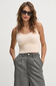 Kamizelka Sisley  beżowa damska 19VBMH00E