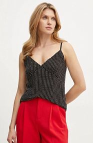 Bluzka MICHAEL Michael Kors  czarna damska MF440P77R3