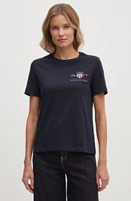 T-shirt Gant  granatowy damski 4200277