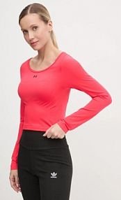 Longsleeve Under Armour  czerwony damski 1379150