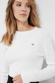 Sweter Gant  biały damski 4800100