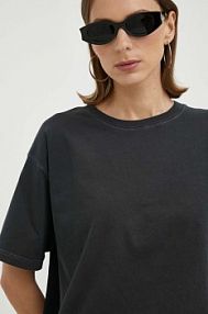 T-shirt American vintage  szary damski FIZ02AH23