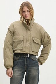 Kurtka przejściowa Answear.LAB  zielona damska LJK.GREERLKHA