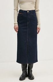 Spódnica midi MOS MOSH  granatowa 164840