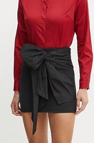 Spódnica mini Silvian Heach  czarna CVA24041MG