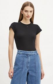 T-shirt Herskind  czarny damski 5435178