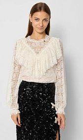 Bluzka BIZUU BLUZKA.MARI.kremowa.AW2 beżowa