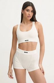 Biustonosz sportowy Karl Lagerfeld  beżowy A1W47060